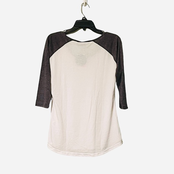 Cotton On Don’t Trust Me Burnout Raglan Baseball Tee - Picture 2 of 3